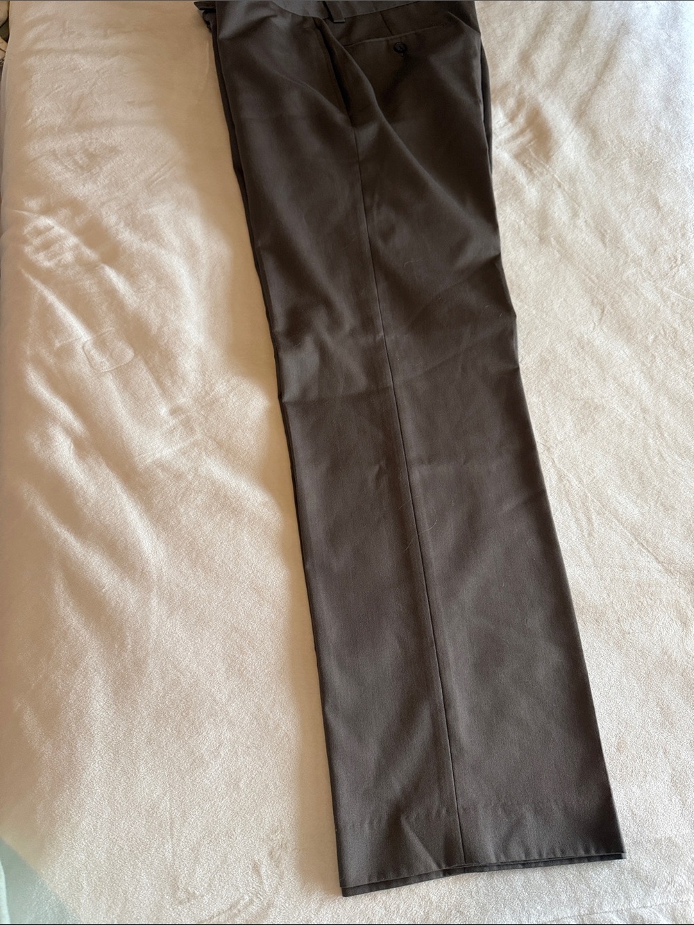 Calvin Klein Men's Dress Pants in Dark Brown. 32 x 30